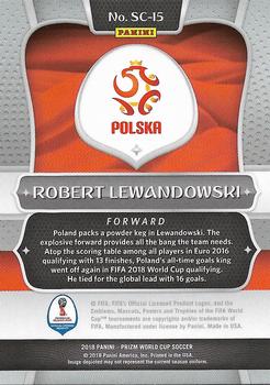 2018 Panini Prizm FIFA World Cup - Scorers Club #SC-15 Robert Lewandowski Back