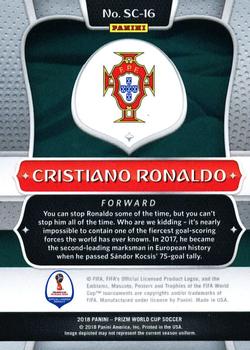 2018 Panini Prizm FIFA World Cup - Scorers Club #SC-16 Cristiano Ronaldo Back