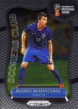 2018 Panini Prizm FIFA World Cup - Scorers Club #SC-23 Mario Mandzukic Front