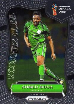 2018 Panini Prizm FIFA World Cup - Scorers Club #SC-30 Ahmed Musa Front