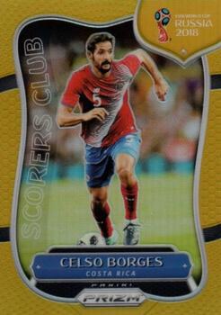 2018 Panini Prizm FIFA World Cup - Scorers Club Prizms Gold #SC-5 Celso Borges Front