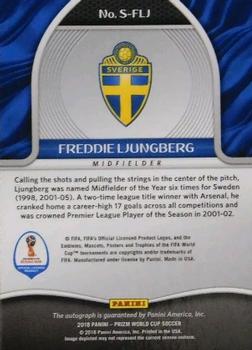 2018 Panini Prizm FIFA World Cup - Signatures #S-FLJ Freddie Ljungberg Back