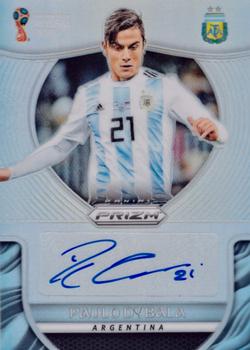 2018 Panini Prizm FIFA World Cup - Signatures Prizms Silver #S-PD Paulo Dybala Front