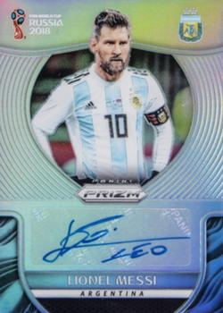 2018 Panini Prizm FIFA World Cup - Signatures Prizms Silver #S-LM Lionel Messi Front