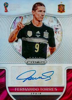 2018 Panini Prizm FIFA World Cup - Signatures Prizms Silver #S-FT Fernando Torres Front