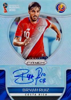 2018 Panini Prizm FIFA World Cup - Signatures Prizms Silver #S-BR Bryan Ruiz Front