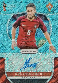 2018 Panini Prizm FIFA World Cup - Signatures Prizms Blue Shimmer #S-JMO Joao Moutinho Front