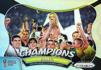 2018 Panini Prizm FIFA World Cup - World Cup Champions #CH-4 Brazil Front
