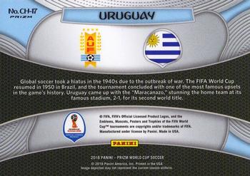 2018 Panini Prizm FIFA World Cup - World Cup Champions #CH-17 Uruguay Back