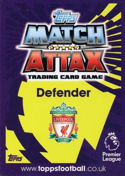2016-17 Topps Match Attax Premier League Extra #U25 Trent Alexander-Arnold Back