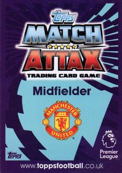 2016-17 Topps Match Attax Premier League Extra #U34 Ashley Young Back