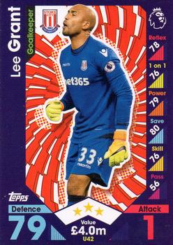 2016-17 Topps Match Attax Premier League Extra #U42 Lee Grant Front