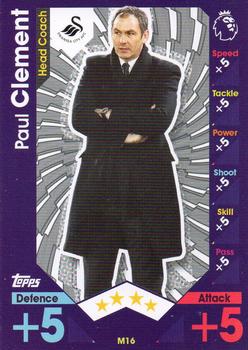 2016-17 Topps Match Attax Premier League Extra - Managers #M16 Paul Clement Front