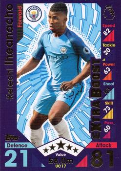 2016-17 Topps Match Attax Premier League Extra - Update Card - Extra Boost #UC17 Kelechi Iheanacho Front