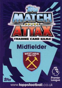 2016-17 Topps Match Attax Premier League Extra - Update Card - Extra Boost #UC32 Michail Antonio Back