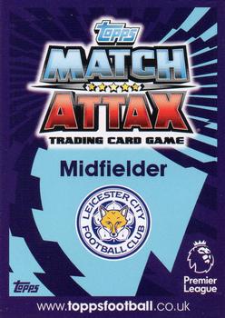 2016-17 Topps Match Attax Premier League Extra - New Signing #NS12 Wilfred Ndidi Back