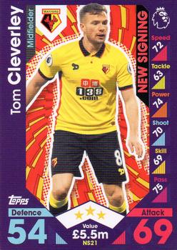 2016-17 Topps Match Attax Premier League Extra - New Signing #NS21 Tom Cleverley Front