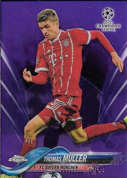 2017-18 Topps Chrome UEFA Champions League - Purple Refractor #95 Thomas Müller Front