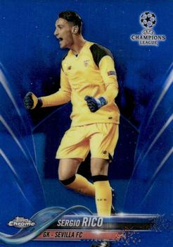 2017-18 Topps Chrome UEFA Champions League - Blue Refractor #5 Sergio Rico Front