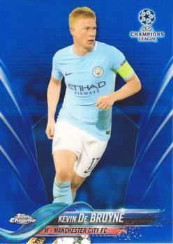 2017-18 Topps Chrome UEFA Champions League - Blue Refractor #69 Kevin De Bruyne Front