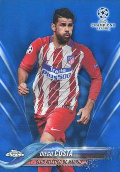 2017-18 Topps Chrome UEFA Champions League - Blue Refractor #81 Diego Costa Front