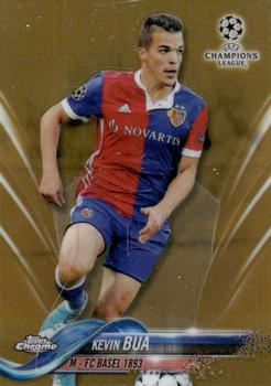 2017-18 Topps Chrome UEFA Champions League - Gold Refractor #9 Kevin Bua Front