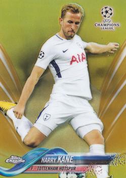 2017-18 Topps Chrome UEFA Champions League - Gold Refractor #52 Harry Kane Front