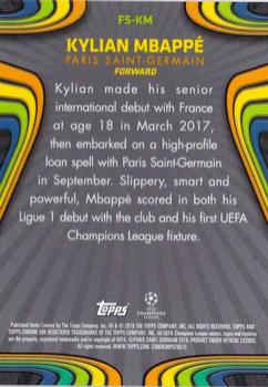 2017-18 Topps Chrome UEFA Champions League - Future Stars #FS-KM Kylian Mbappé Back