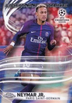 2017-18 Topps Chrome UEFA Champions League - Lightning Strike #LS-N Neymar Jr. Front