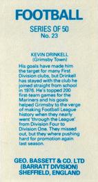 1983-84 Bassett & Co. Soccer #23 Kevin Drinkell Back