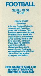 1983-84 Bassett & Co. Soccer #50 Derek Scott Back