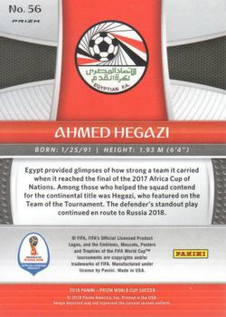 2018 Panini Prizm FIFA World Cup - Lazer Prizm #56 Ahmed Hegazi Back