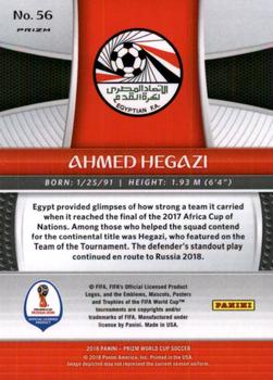 2018 Panini Prizm FIFA World Cup - Mojo Prizm #56 Ahmed Hegazi Back