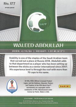 2018 Panini Prizm FIFA World Cup - Mojo Prizm #177 Waleed Abdullah Back