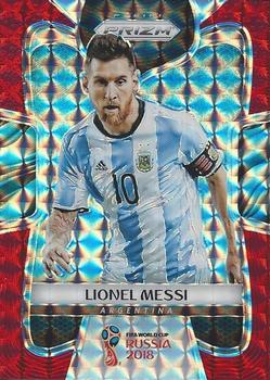 2018 Panini Prizm FIFA World Cup - Red Mosaic Prizm #1 Lionel Messi Front