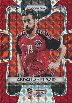 2018 Panini Prizm FIFA World Cup - Red Mosaic Prizm #55 Abdallah El Said Front