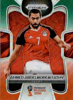 2018 Panini Prizm FIFA World Cup - Green & Orange Wave Prizm #57 Ahmed Fathy Front