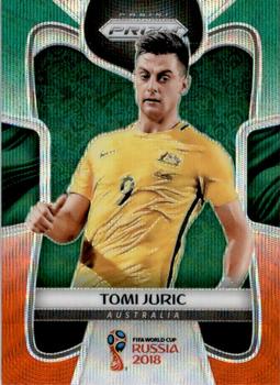 2018 Panini Prizm FIFA World Cup - Green & Orange Wave Prizm #271 Tomi Juric Front