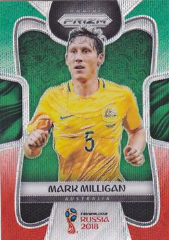 2018 Panini Prizm FIFA World Cup - Green & Orange Wave Prizm #273 Mark Milligan Front