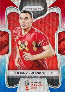 2018 Panini Prizm FIFA World Cup - Red & Blue Wave Prizm #18 Thomas Vermaelen Front