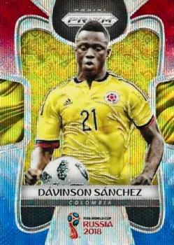 2018 Panini Prizm FIFA World Cup - Red & Blue Wave Prizm #40 Davinson Sánchez Front