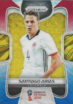 2018 Panini Prizm FIFA World Cup - Red & Blue Wave Prizm #44 Santiago Arias Front