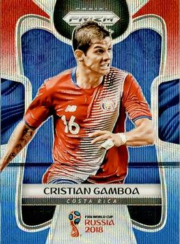 2018 Panini Prizm FIFA World Cup - Red & Blue Wave Prizm #51 Cristian Gamboa Front
