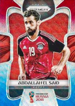 2018 Panini Prizm FIFA World Cup - Red & Blue Wave Prizm #55 Abdallah El Said Front