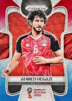 2018 Panini Prizm FIFA World Cup - Red & Blue Wave Prizm #56 Ahmed Hegazi Front