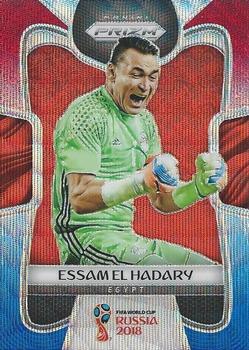 2018 Panini Prizm FIFA World Cup - Red & Blue Wave Prizm #58 Essam El Hadary Front