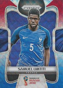 2018 Panini Prizm FIFA World Cup - Red & Blue Wave Prizm #86 Samuel Umtiti Front