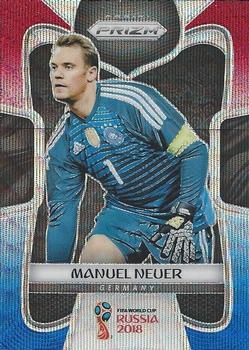 2018 Panini Prizm FIFA World Cup - Red & Blue Wave Prizm #87 Manuel Neuer Front