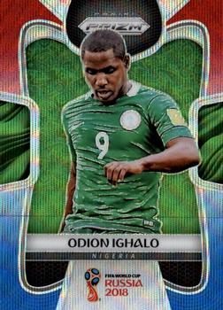 2018 Panini Prizm FIFA World Cup - Red & Blue Wave Prizm #143 Odion Ighalo Front