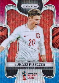2018 Panini Prizm FIFA World Cup - Red & Blue Wave Prizm #148 Lukasz Piszczek Front
